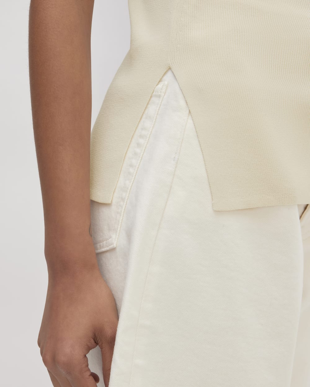 womens-viscose-mock-neck-tank-top-beige