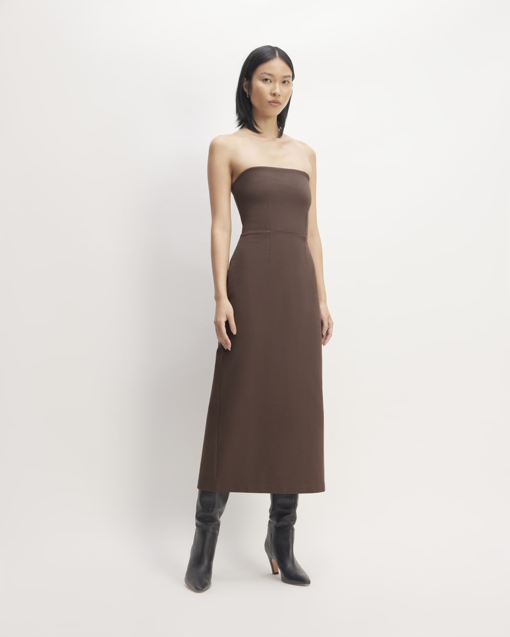 womens-dream-strapless-dress-earth-brown | primary