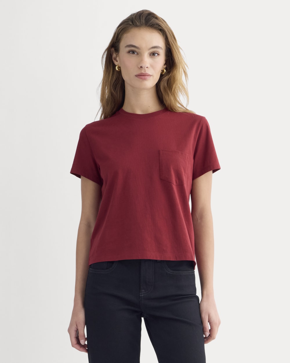 womens-organic-cotton-box-cut-pocket-tee-merlot | primary