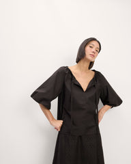 womens-supima-puff-sleeve-top-black