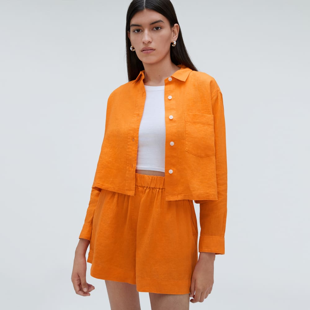 womens-linen-way-short-shirt-turmeric