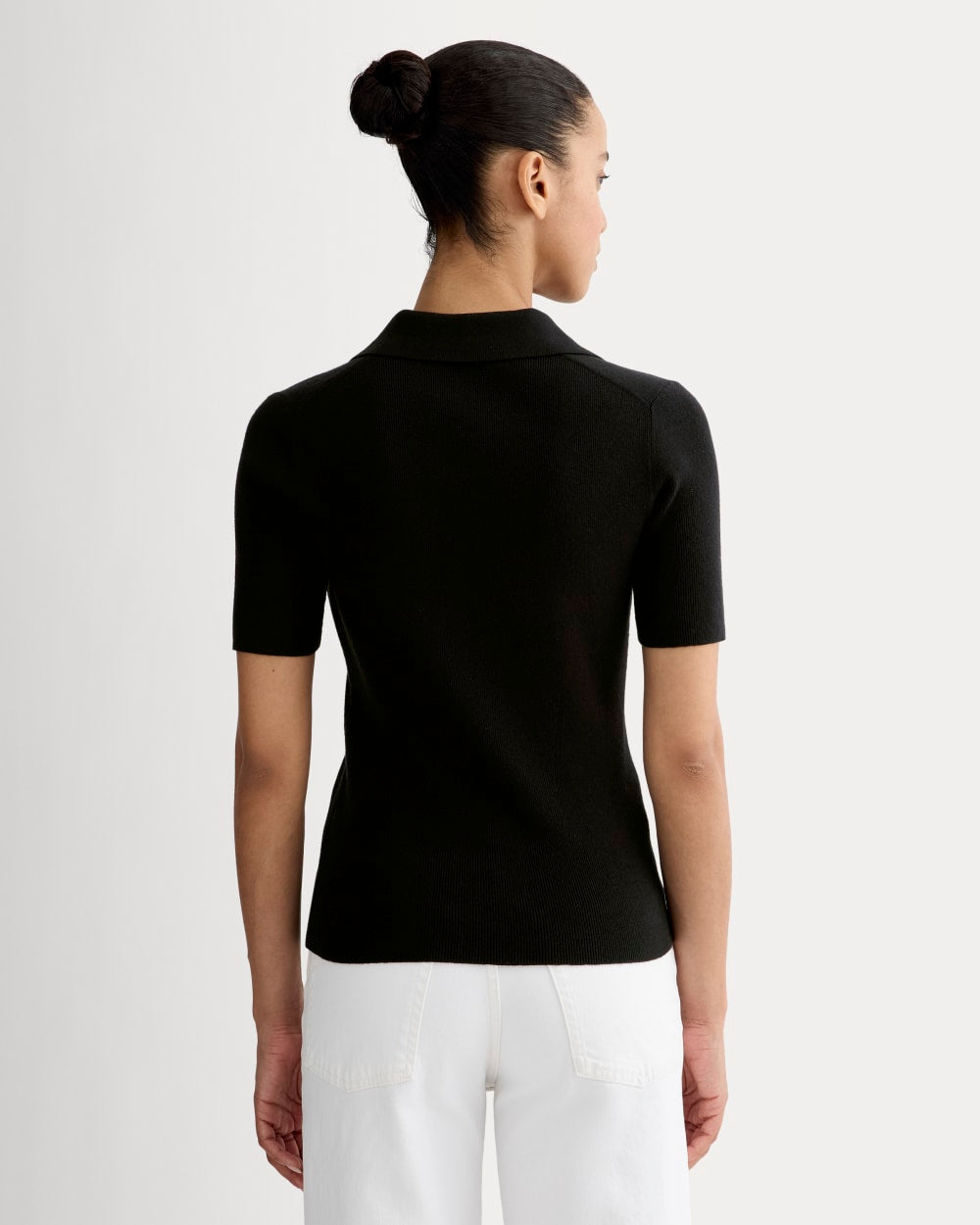 womens-knit-polo-black