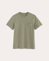 mens-premium-weight-pocket-tee-heather-sage-green | alt