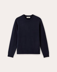 mens-heritage-cotton-crew-navy | alt