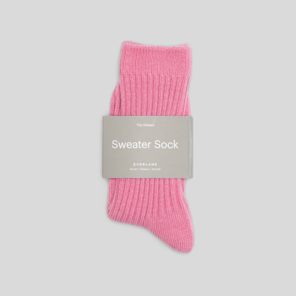 unisex-ribbed-sweater-sock-fuschia-pink | alt