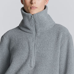 womens-renew-fleece-half-zip-heathered-coal