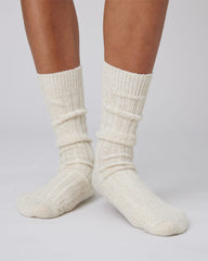 womens-bodil-chunky-socks-ivory | alt