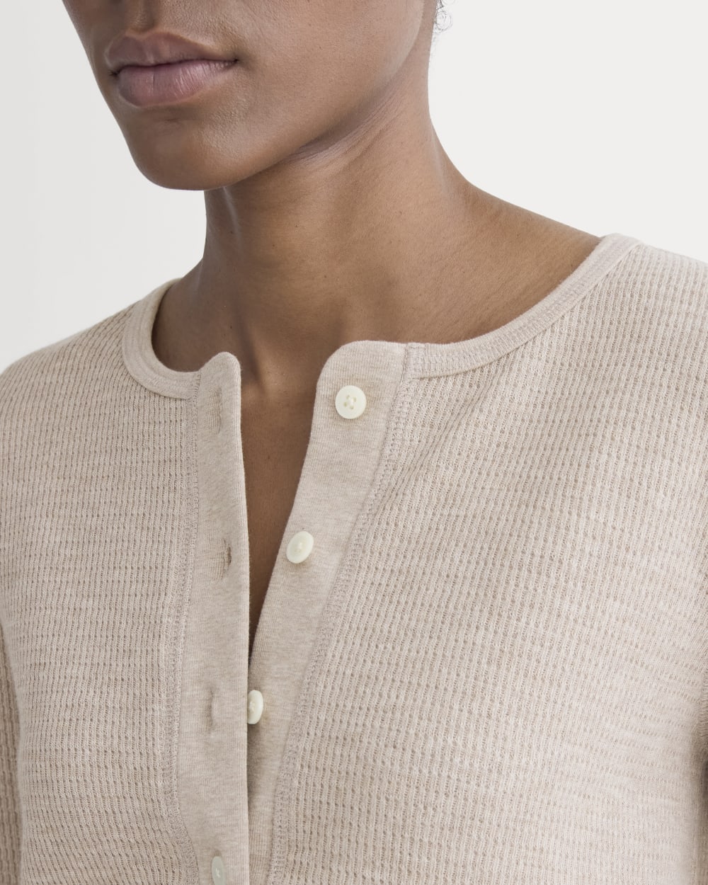 womens-boxy-henley-in-cozy-waffle-heathered-oatmeal