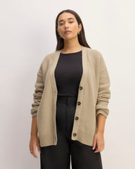 womens-cotton-honeycomb-cardigan-trench-coat-khaki | primary