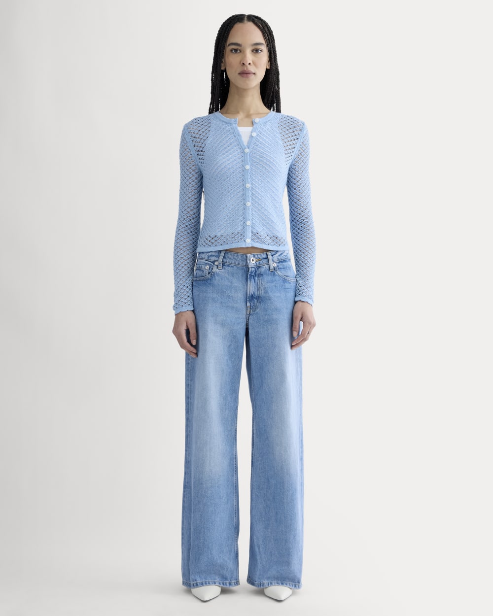 womens-lace-knit-cardigan-skyblue