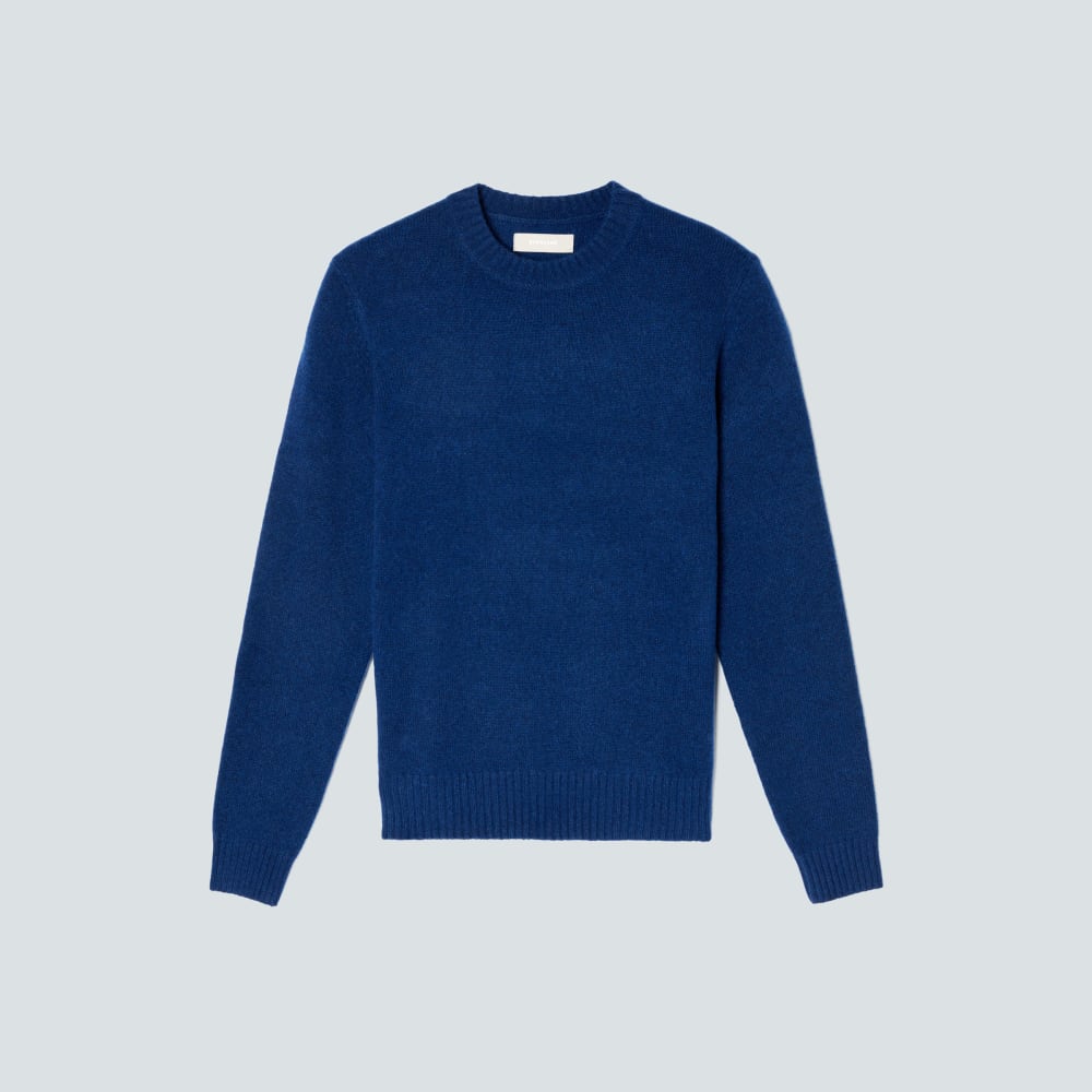 unisex-recashmere-crew-bright-navy | alt