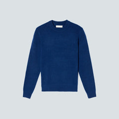 unisex-recashmere-crew-bright-navy | alt