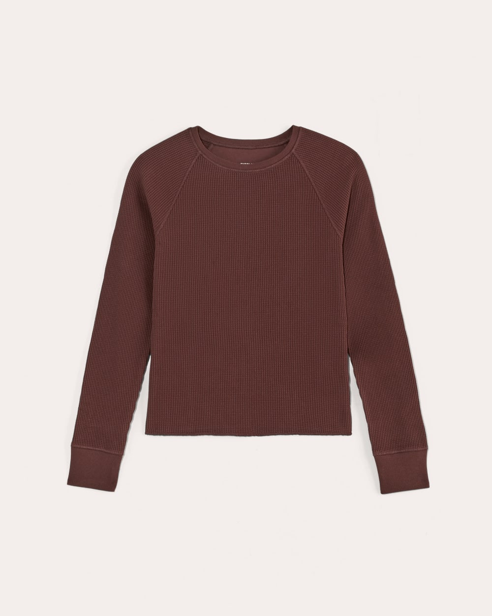 womens-cotton-waffle-crew-ls-tee-dark-mahogany | alt