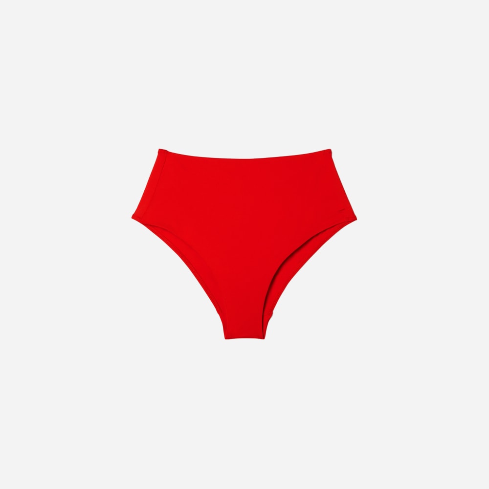 womens-high-rise-bikini-bottom-red | alt