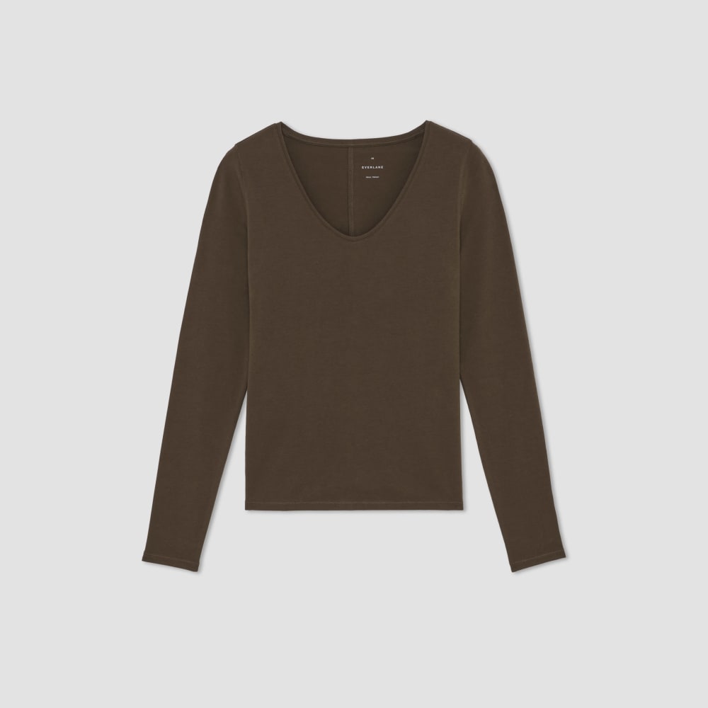 womens-supima-stretch-ballet-neck-tee-cocoa | alt