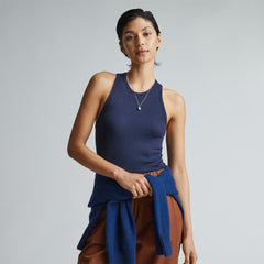 womens-supima-micro-rib-racerback-tank-navy | primary