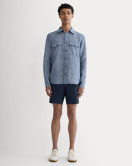 mens-linen-trouser-short-navy