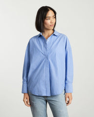 womens-oversized-poplin-shirt-blue-stripe