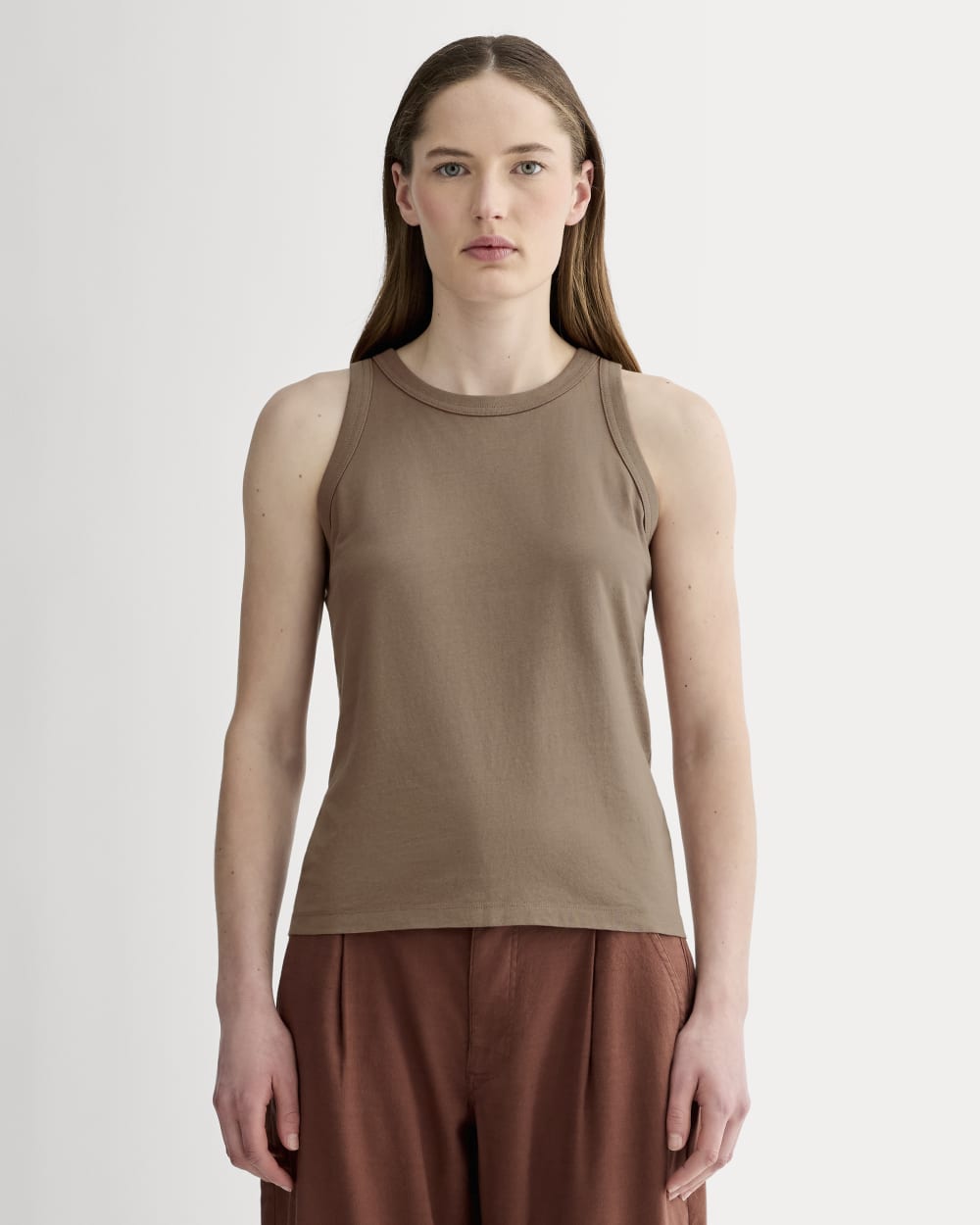 womens-organic-cotton-cutaway-tank-mocha | primary