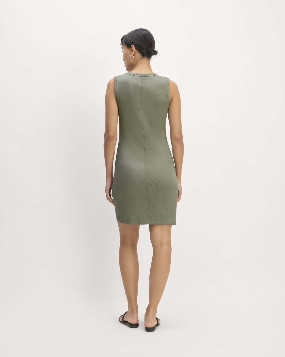womens-rib-knit-mini-dress-sage-green