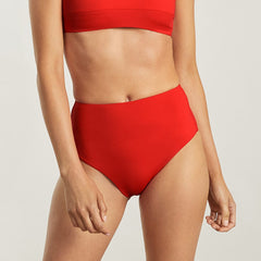womens-high-rise-bikini-bottom-red | primary