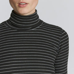 womens-supima-rib-turtleneck-black-canvas-tan | alt