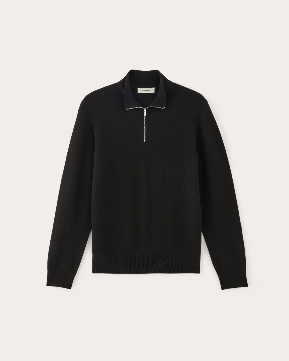 mens-qrtrzip-cashmere-black | alt