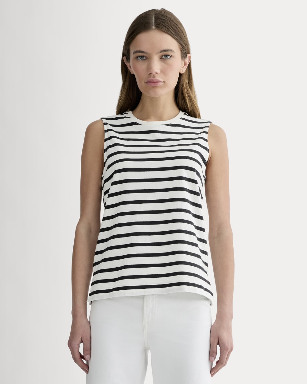 womens-premium-weight-muscle-tee-black-canvas-tan | primary