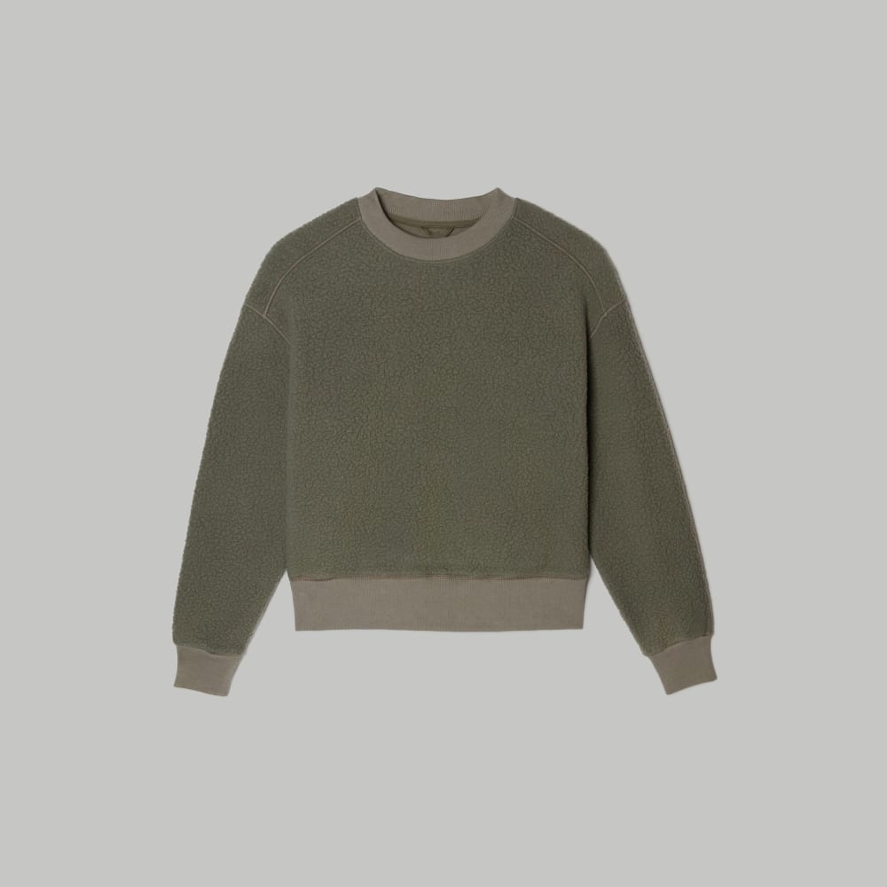 womens-renew-teddy-oversized-crew-kalamata | alt