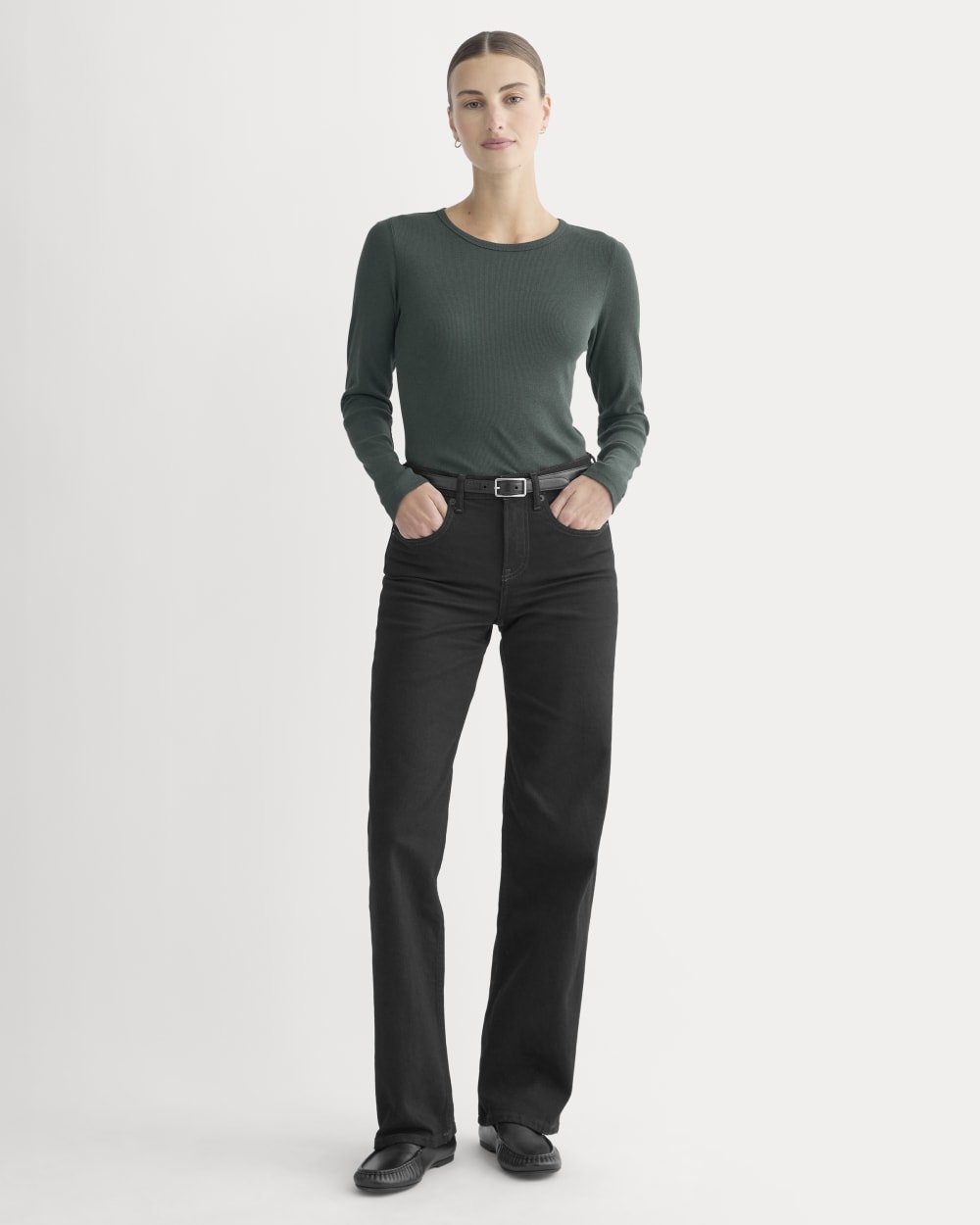 womens-supima-rib-long-sleeve-crew-heathered-dark-sea