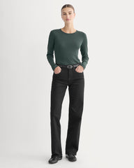 womens-supima-rib-long-sleeve-crew-heathered-dark-sea