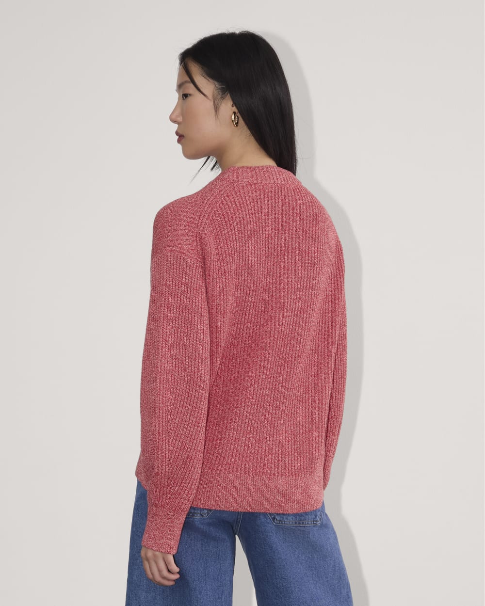 womens-cotton-oversized-cocoon-sweater-pink-peony-red