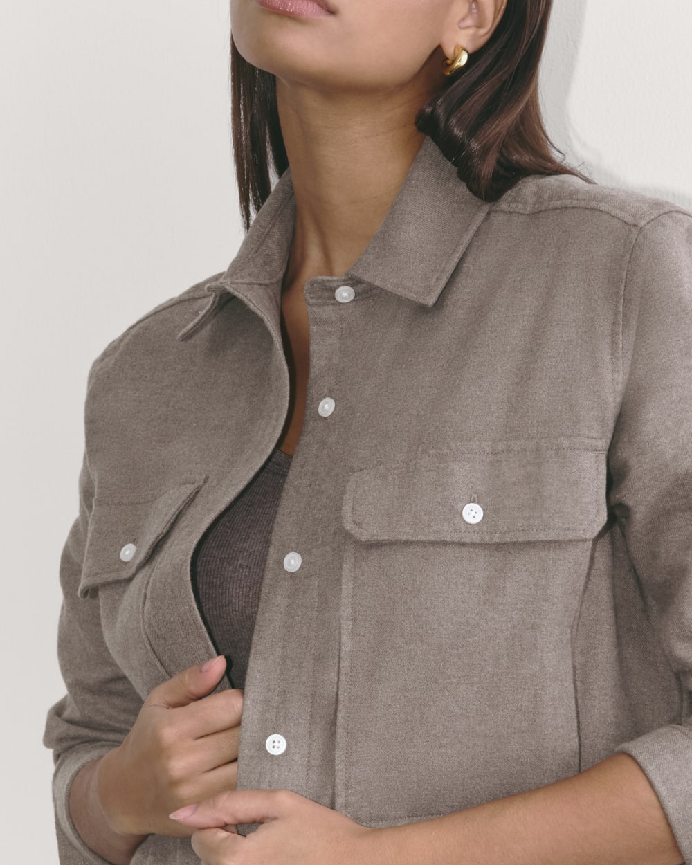 womens-flannel-boyfriend-shirt-taupe-melange | alt