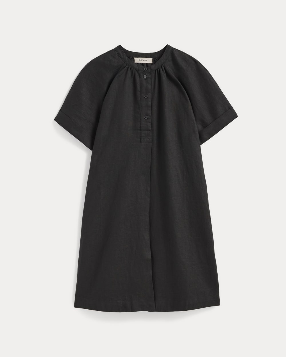 womens-popover-dress-in-linen-black | alt