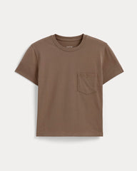 womens-organic-cotton-box-cut-pocket-tee-mocha | alt