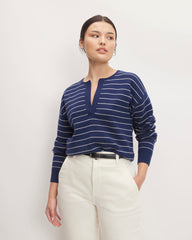 womens-cotton-merino-vintage-henley-navy-canvas | primary