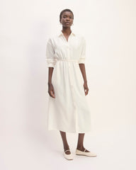 womens-mini-jacquard-stripe-shirt-dress-bone | primary