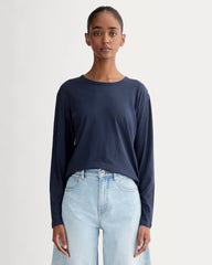 womens-air-ls-tee-navy | primary