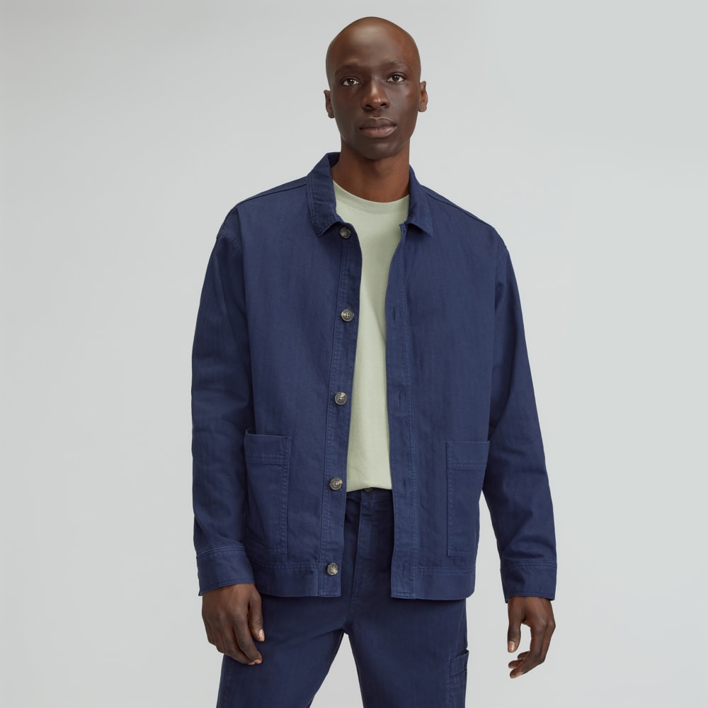 mens-organic-herringbone-utility-jacket-navy | primary