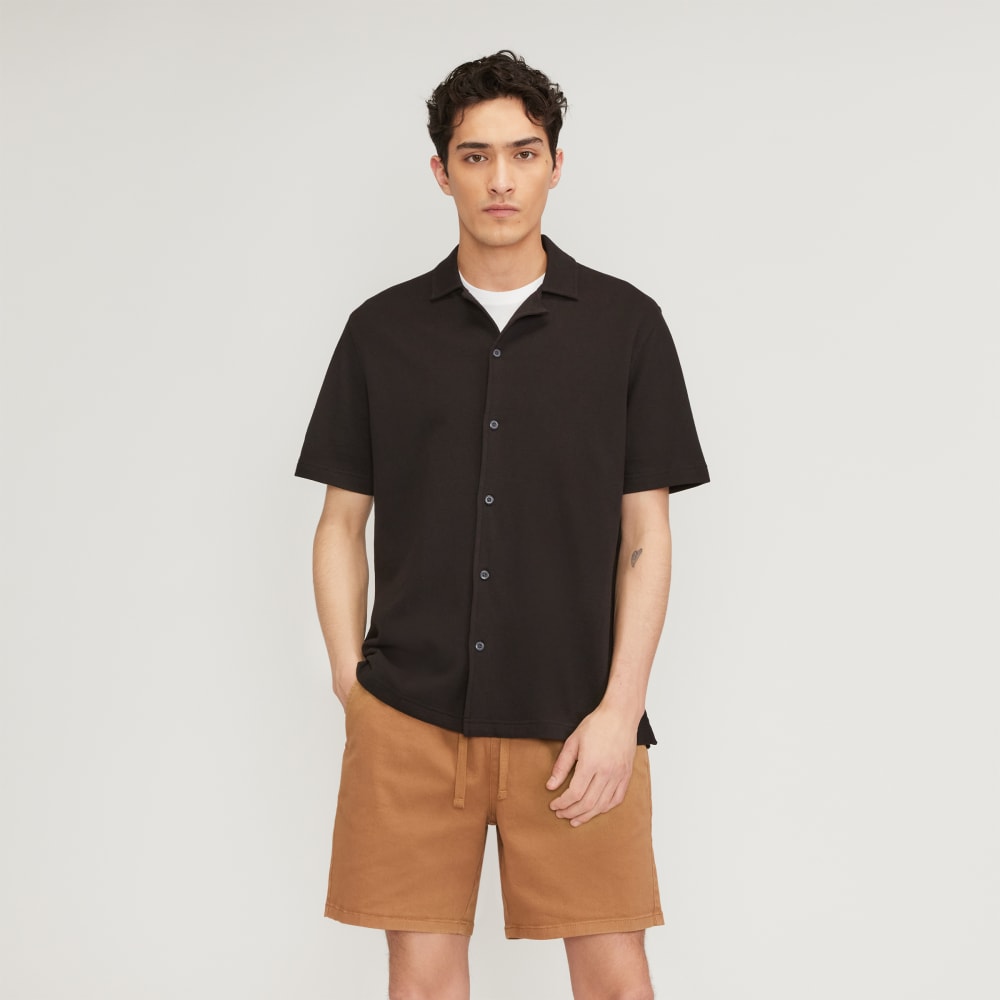 mens-good-earth-cotton-camp-shirt-black | primary