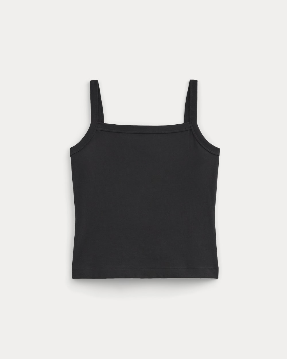 womens-essential-square-neck-tank-black | alt