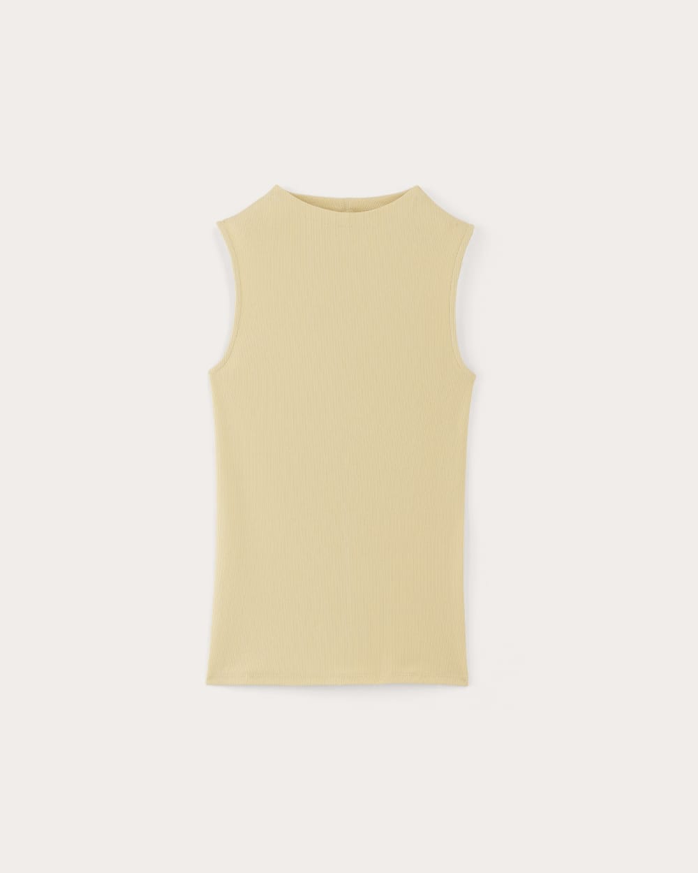 womens-supima-micro-rib-funnel-neck-tank-parsnip | alt