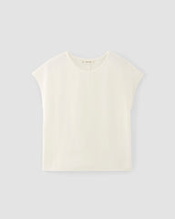 womens-mini-jacquard-stripe-top-bone | alt