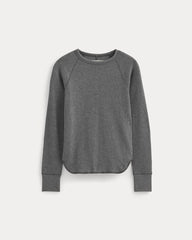 womens-slim-fit-crew-in-cozy-waffle-heathered-charcoal | alt