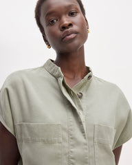 womens-tencel-workwear-dress-sage-green