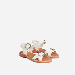 womens-italian-leather-buckle-sandal-canvas-tan | primary