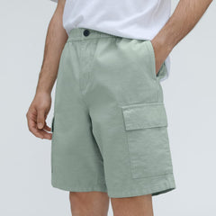 mens-cotton-linen-short-white-sage