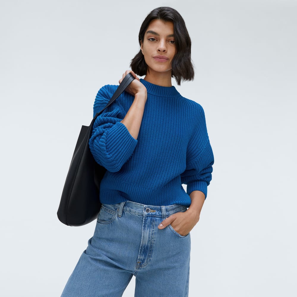 womens-texture-cotton-crew-lapis-blue