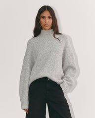 womens-cloud-oversized-turtleneck-new-heather-grey | primary