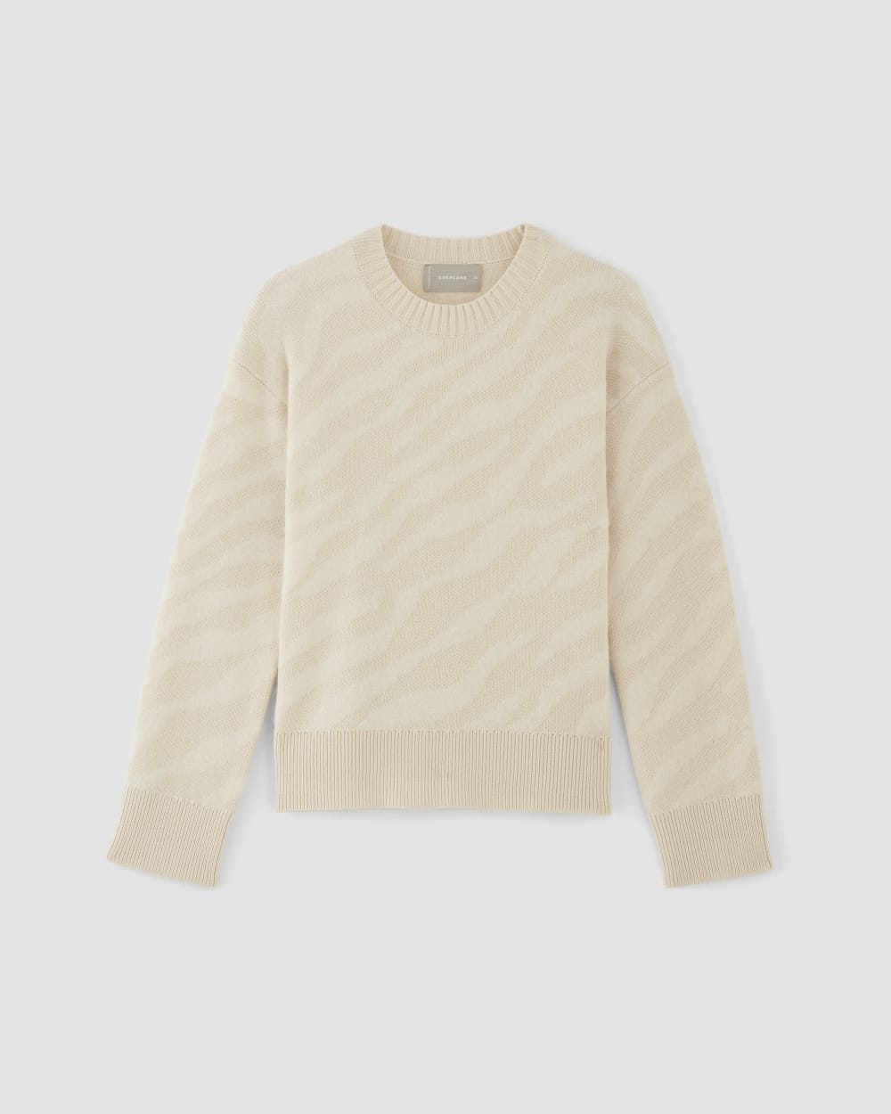 womens-alpaca-tiger-jacquard-crewneck-canvas-snow | alt